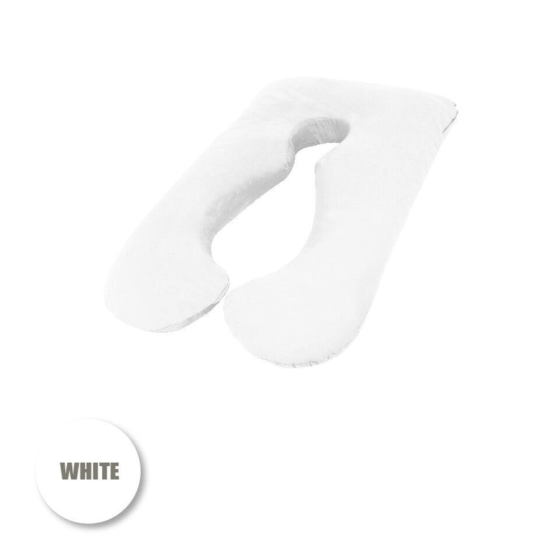 Premium Pregnancy Pillow + Zipper Removable Cover